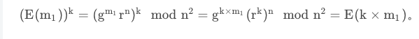 homomorphic multiplication